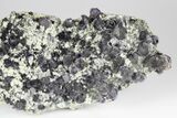 Purple Cubic Fluorite Crystal Cluster - Yaogangxian Mine #185634-1
